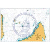 British Admiralty Nautical Chart 3877: Mozambique Channel Northern Part